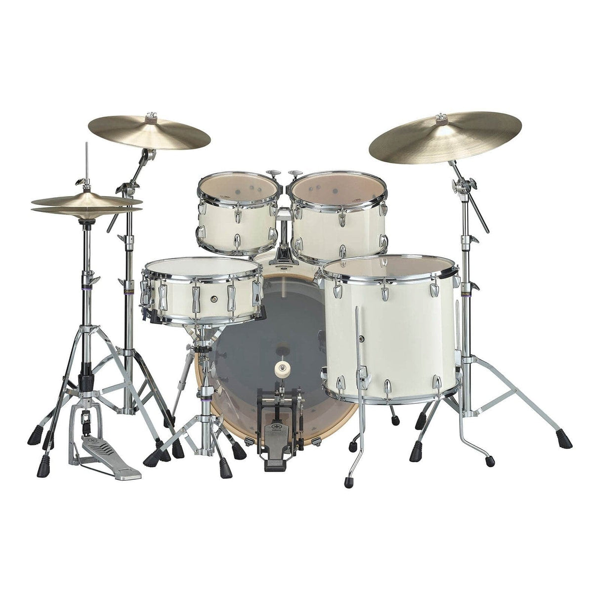Yamaha Stage Custom Birch 5pc Drum Set w/22BD & 680 Hardware - Classic White