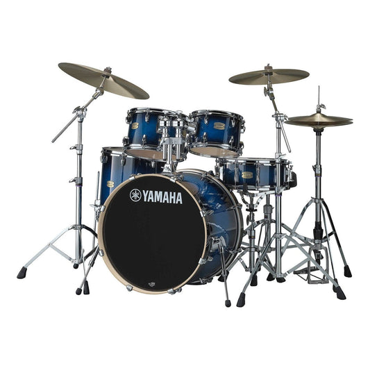 Yamaha Stage Custom Birch 5pc Drum Set w/22BD & 780 Hardware - Deep Blue Sunburst