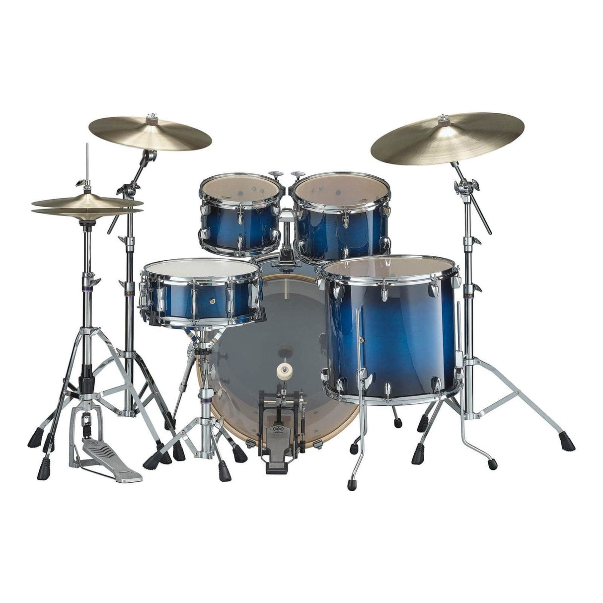 Yamaha Stage Custom Birch 5pc Drum Set w/22BD & 780 Hardware - Deep Blue Sunburst