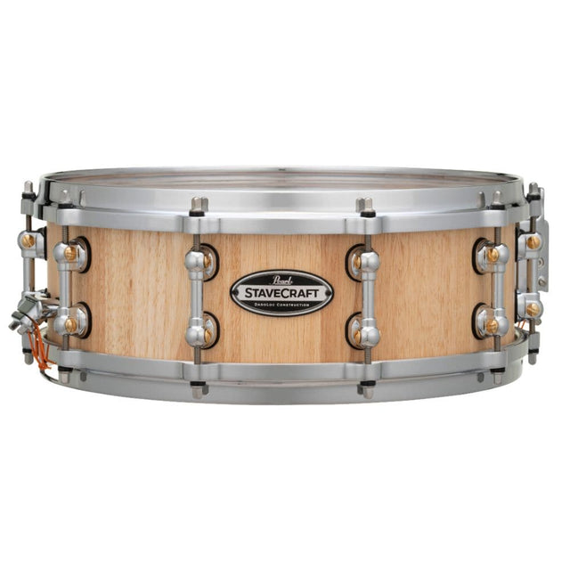 Pearl Stavecraft Thai Oak Snare Drum - 14x5 - Hand Rubbed Natural