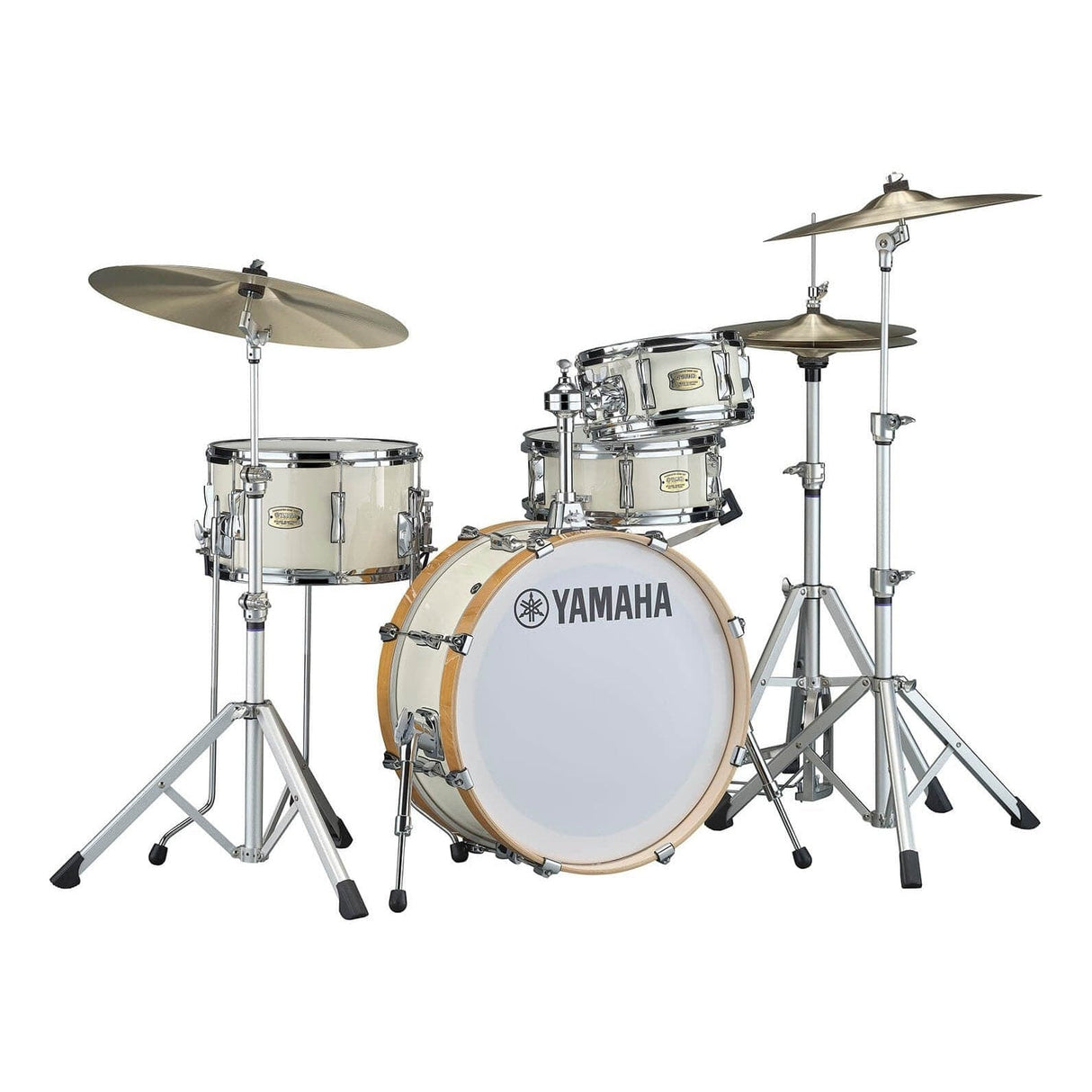 Yamaha Stage Custom Hip 4pc Drum Set Classic White