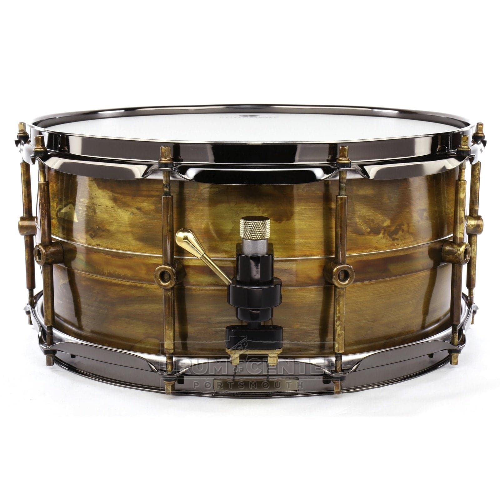 Schagerl Antares Brass Snare Drum 14x6.5 w/ Black Hardware