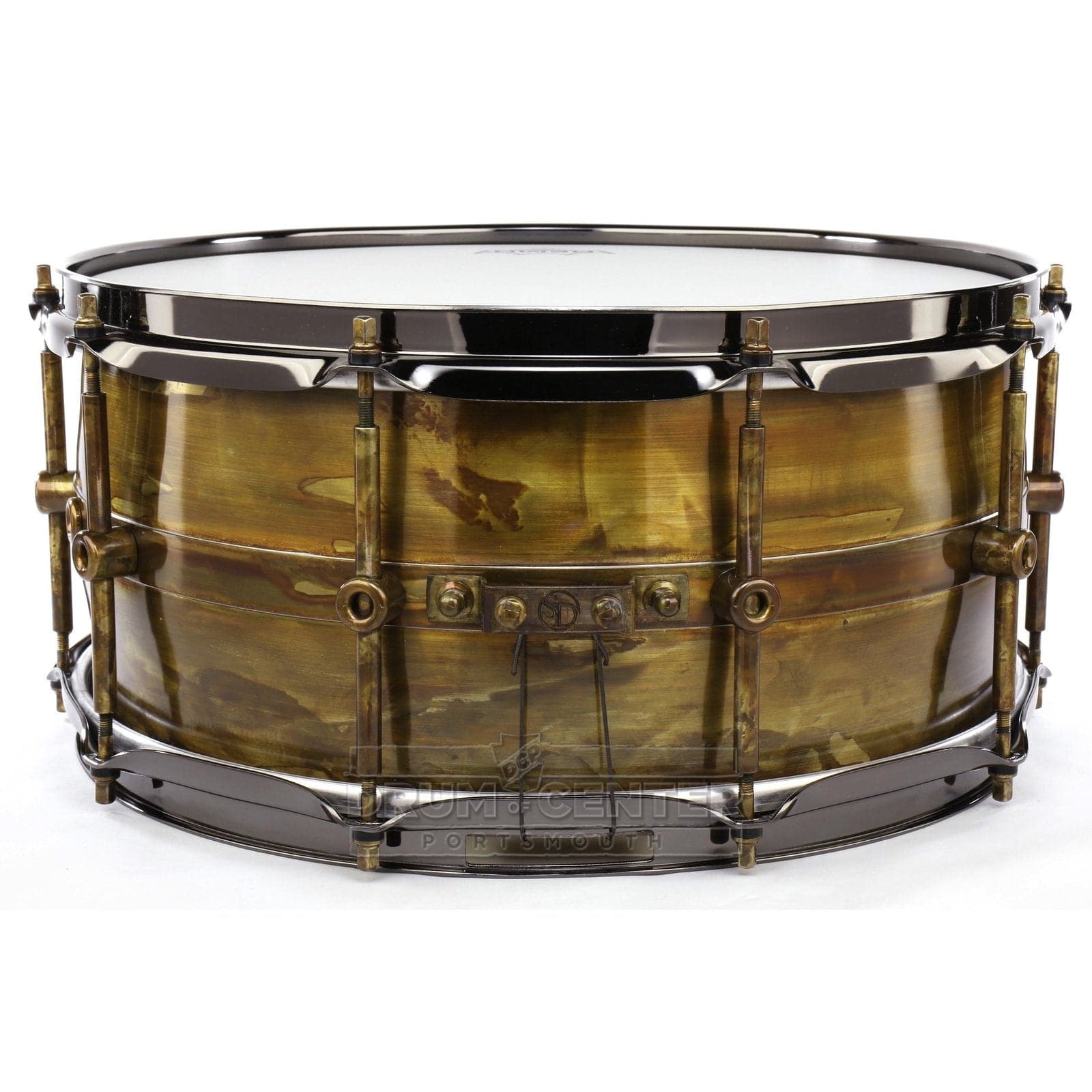 Schagerl Antares Brass Snare Drum 14x6.5 w/ Black Hardware