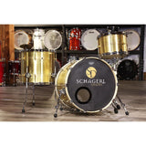 Schagerl Drum Set Brass Series Rock Kit 3pc