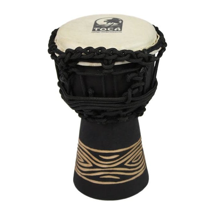 Toca Synergy Mini Djembe 4 Inch Black Onyx