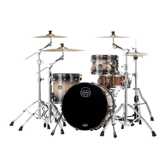 Mapex Saturn Evolution Hybrid Straight Ahead 3 Drum Set Without Snare - 20/ 12/14 - Exotic Violet Burst