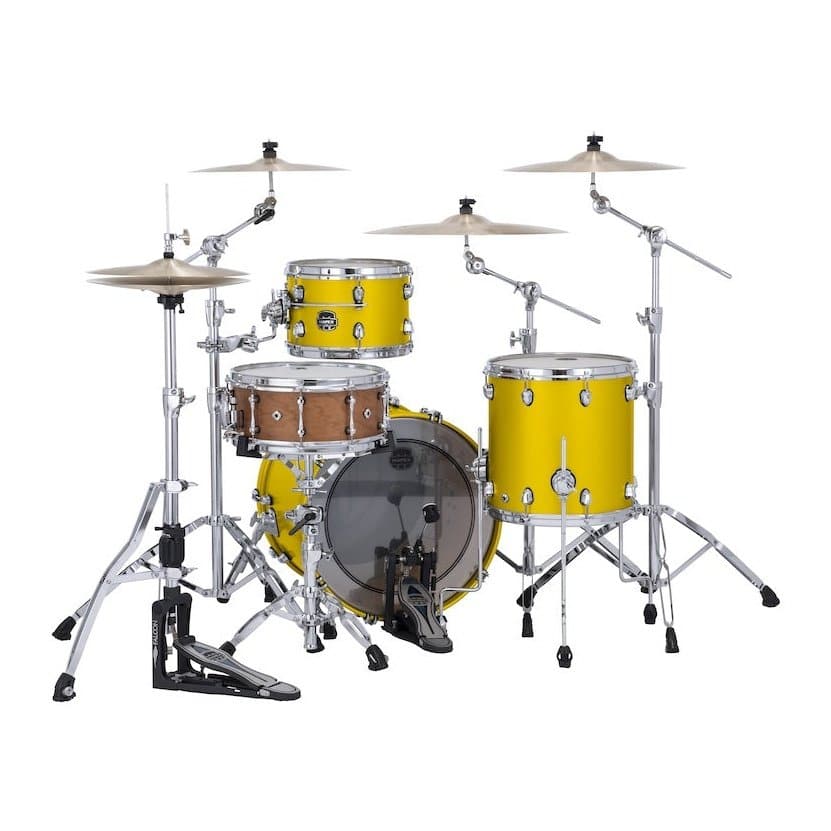 Mapex Saturn Evolution Hybrid Straight Ahead 3 Pc Drum Set Without Snare - 20/ 12/14 - Tuscan Yellow