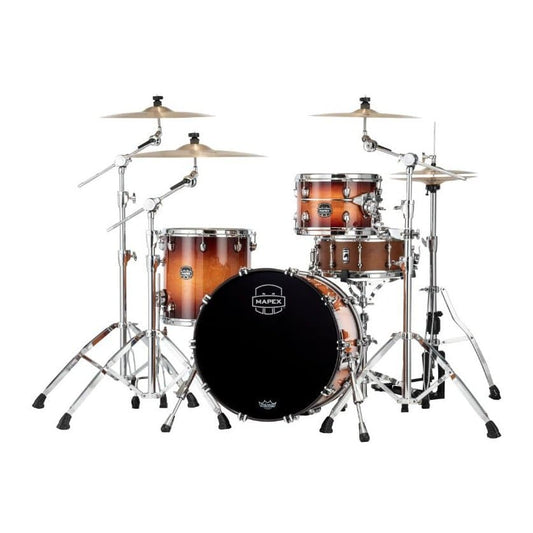 Mapex Saturn Evolution Hybrid Straight Ahead 3 Drum Set Without Snare - 20/ 12/14 - Exotic Sunburst