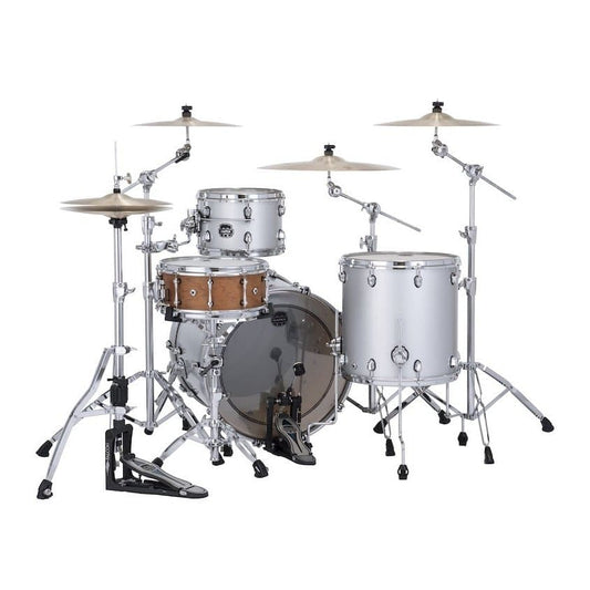 Mapex Saturn Evolution Hybrid Organic Rock 3 Pc Drum Set Without Snare - 22/12/16 - Iridium Silver