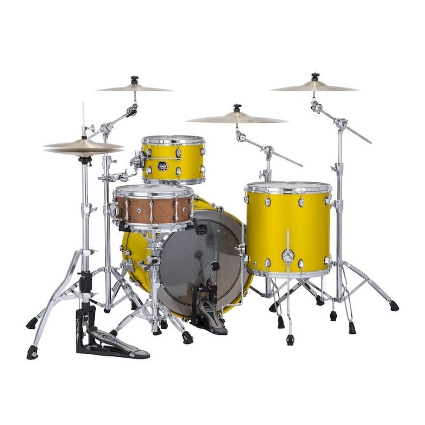 Mapex Saturn Evolution Hybrid Organic Rock 3 Pc Drum Set Without Snare - 22/12/16 - Tuscan Yellow