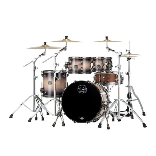 Mapex Saturn Evolution Fusion 4 Pc Maple Drum Set Without Snare - 20/10/12/14 - Exotic Violet Burst