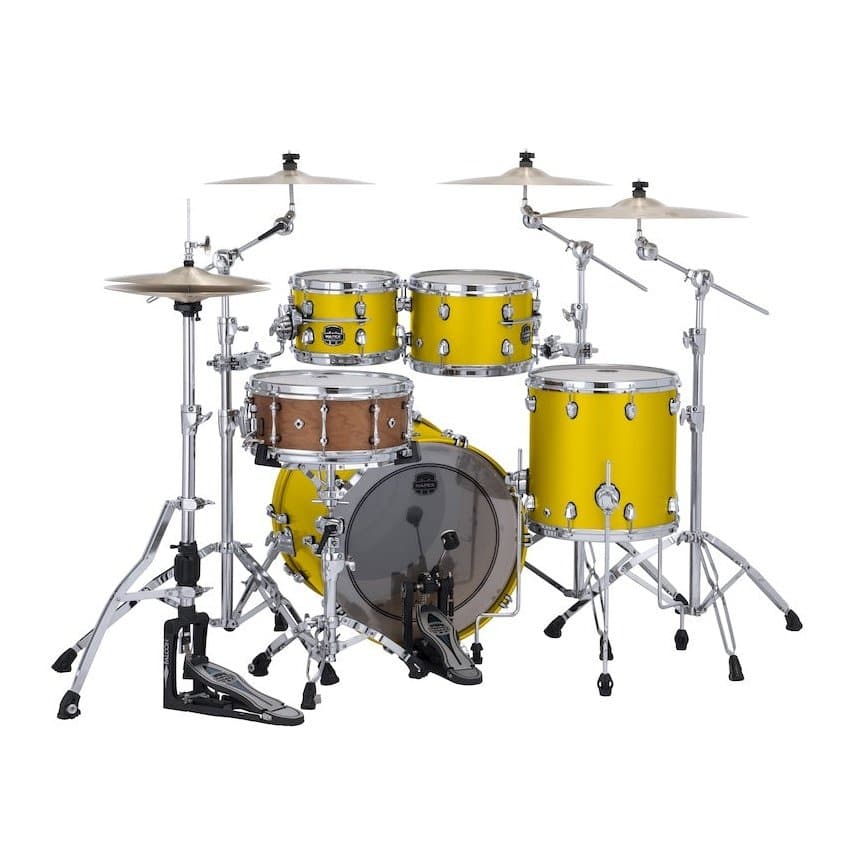 Mapex Saturn Evolution Fusion 4 Pc Birch Drum Set Without Snare - 20/10/12/14 - Tuscan Yellow