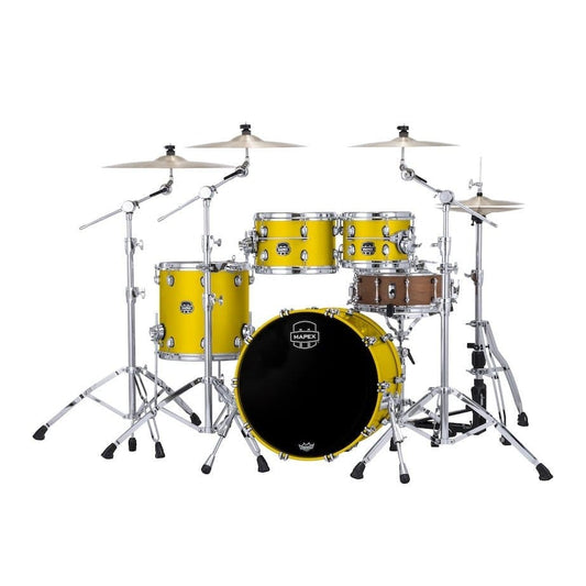 Mapex Saturn Evolution Fusion 4 Pc Birch Drum Set Without Snare - 20/10/12/14 - Tuscan Yellow