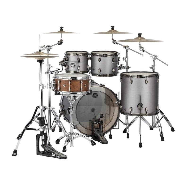 Mapex Saturn Evolution Rock 4 Pc Maple Drum Set Without Snare - 22/10/12/16 - Gun Metal Grey