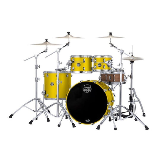 Mapex Saturn Evolution Classic 4 Pc Birch Drum Set Without Snare - 22/10/12/16 - Tuscan Yellow