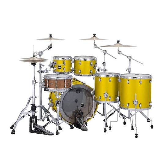 Mapex Saturn Evolution Workhorse 5 Pc Maple Drum Set Without Snare - 22/10/12/14/16 - Tuscan Yellow