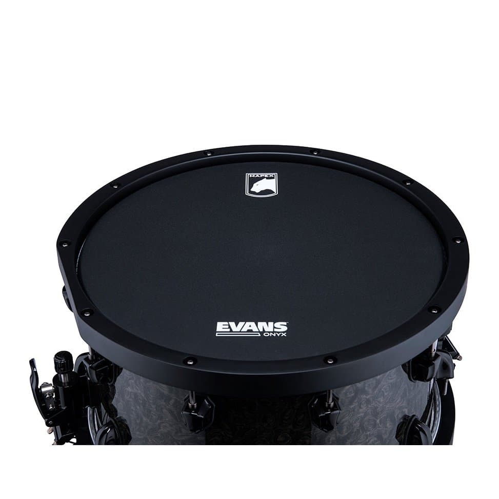 Mapex Black Panther Ralph Peterson Onyx Snare Drum 14x8 Transparent Black Maple Burl