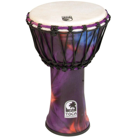 Toca Freestyle Rope Tuned Djembe 12" Woodstock Purple