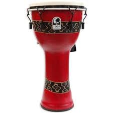 Toca Freestyle Mechanically Tuned Djembe 10" Bali Red