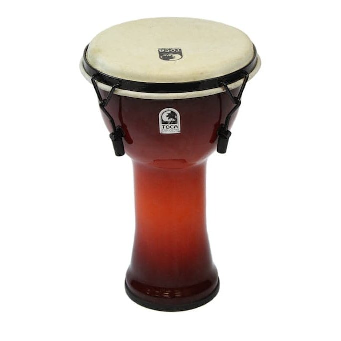 Toca Freestyle 2 Djembe Mechanically Tuned 10 In African Sunset