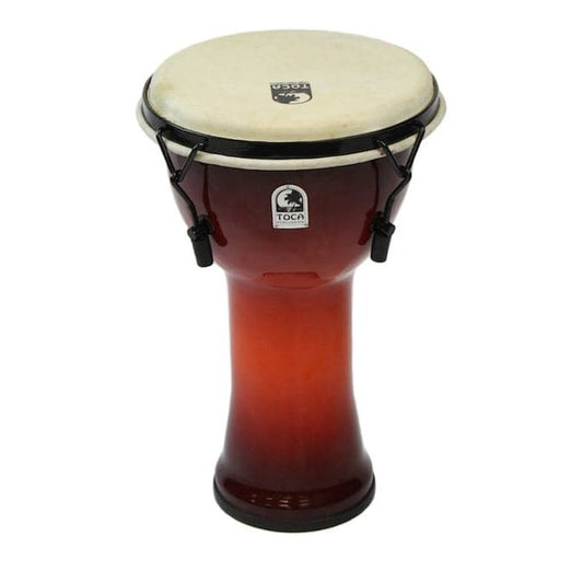 Toca Freestyle 2 Djembe Mechanically Tuned 10 In African Sunset