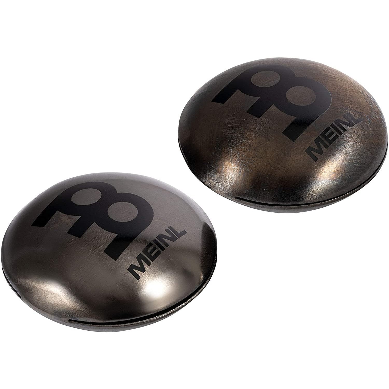 Meinl Clamshell Spark Shakers 2pack Black Nickel
