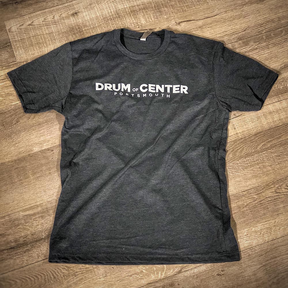 DCP Apparel : T-Shirt, Charcoal w/Gray Logo, Small