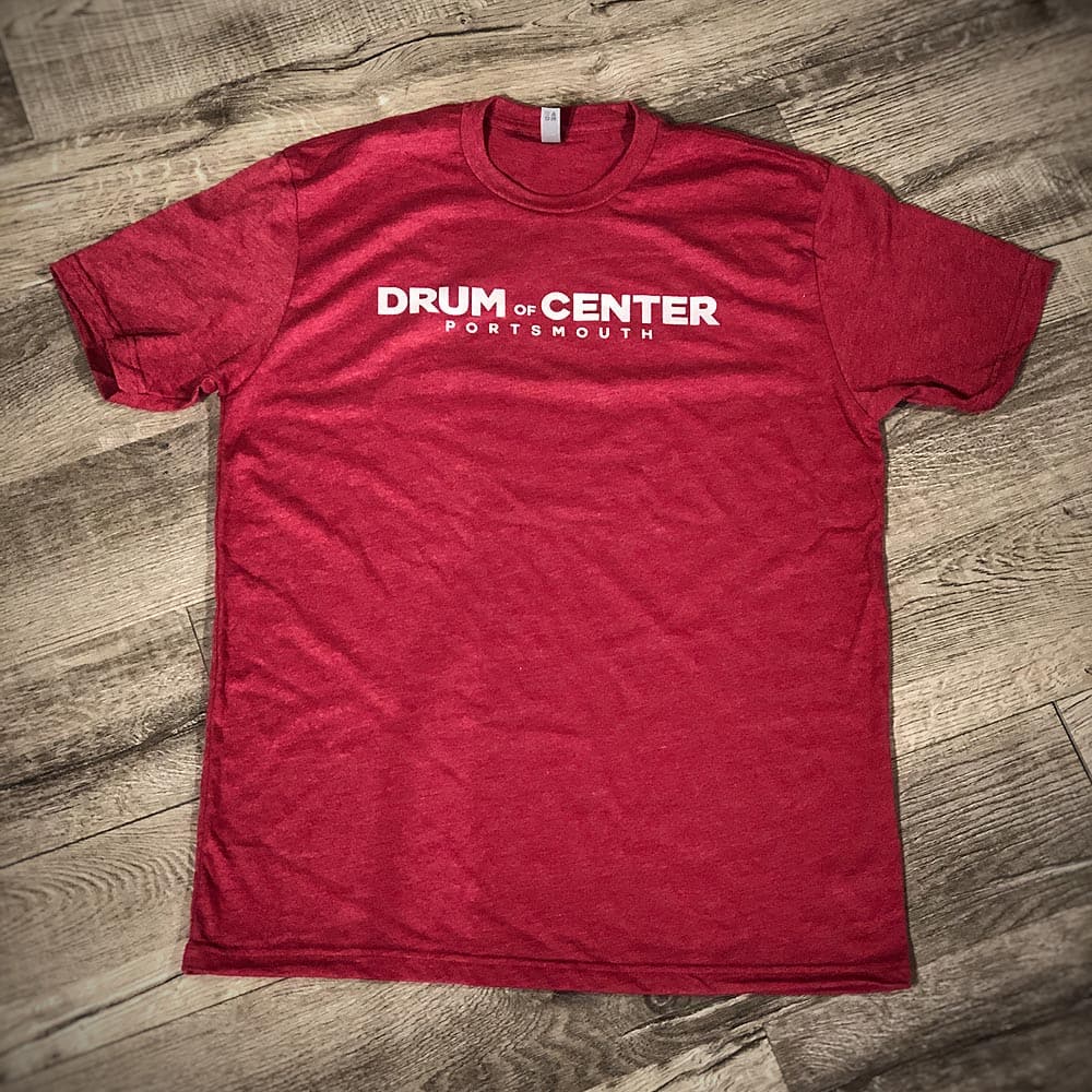 DCP Apparel : T-Shirt, Red w/Gray Logo, Medium