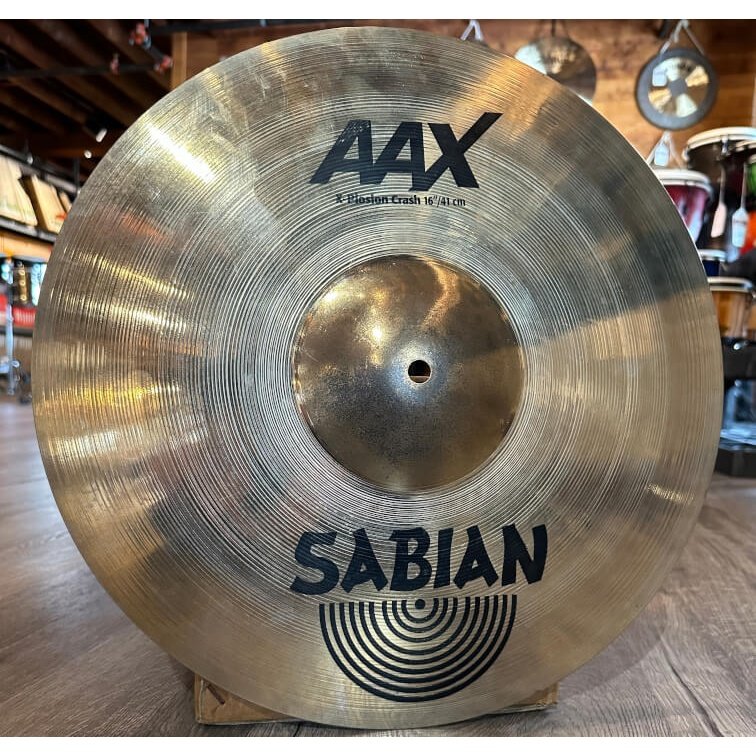 Used Sabian AAX X-Plosion Crash Cymbal 16" Brilliant