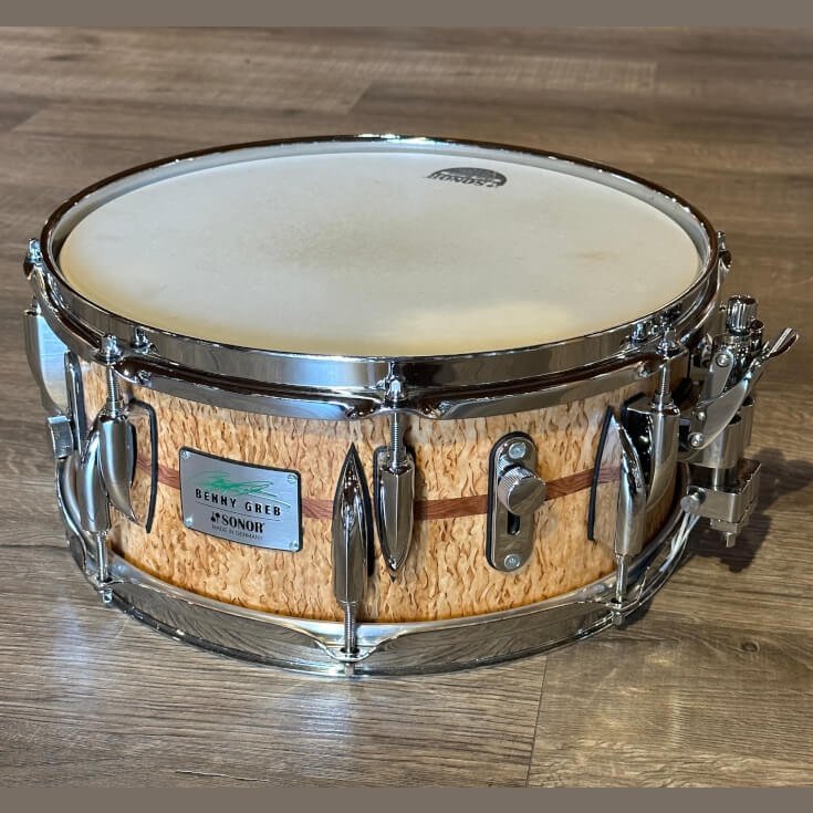 Used Sonor Benny Greb Signature Beech Snare Drum 2.0 13x5.75