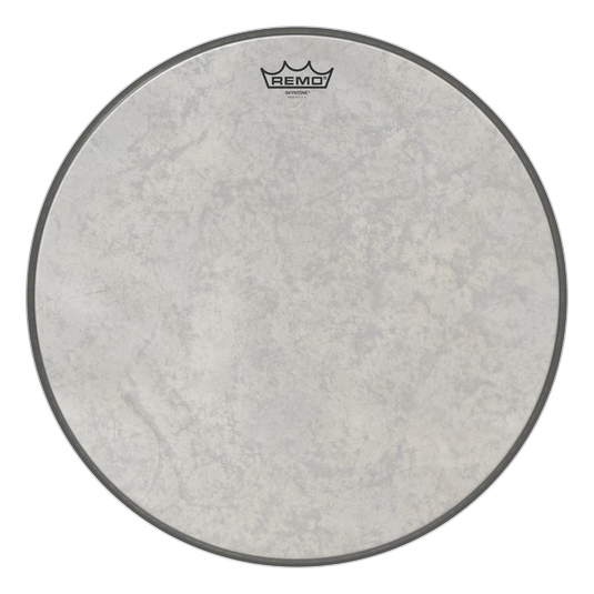 Remo Diplomat Skyntone Bass Drum Head - 18 - Brown, White