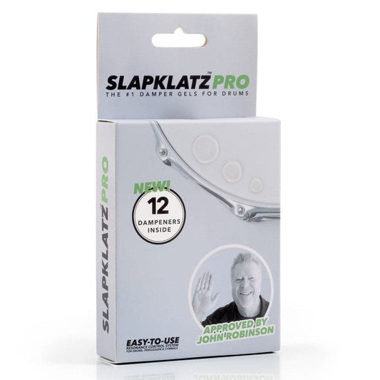 SlapKlatz Pro Drum Dampener Gel Pads w/Case, 12pk Clear
