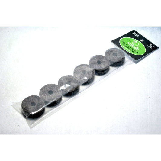 Slug Percussion .5 x 1.5 Grey Felt Washers