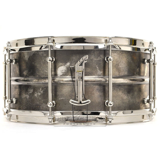 Joyful Noise Studio Line Vintage Bronze Snare Drum 14x6.5 Pure Silver Patina