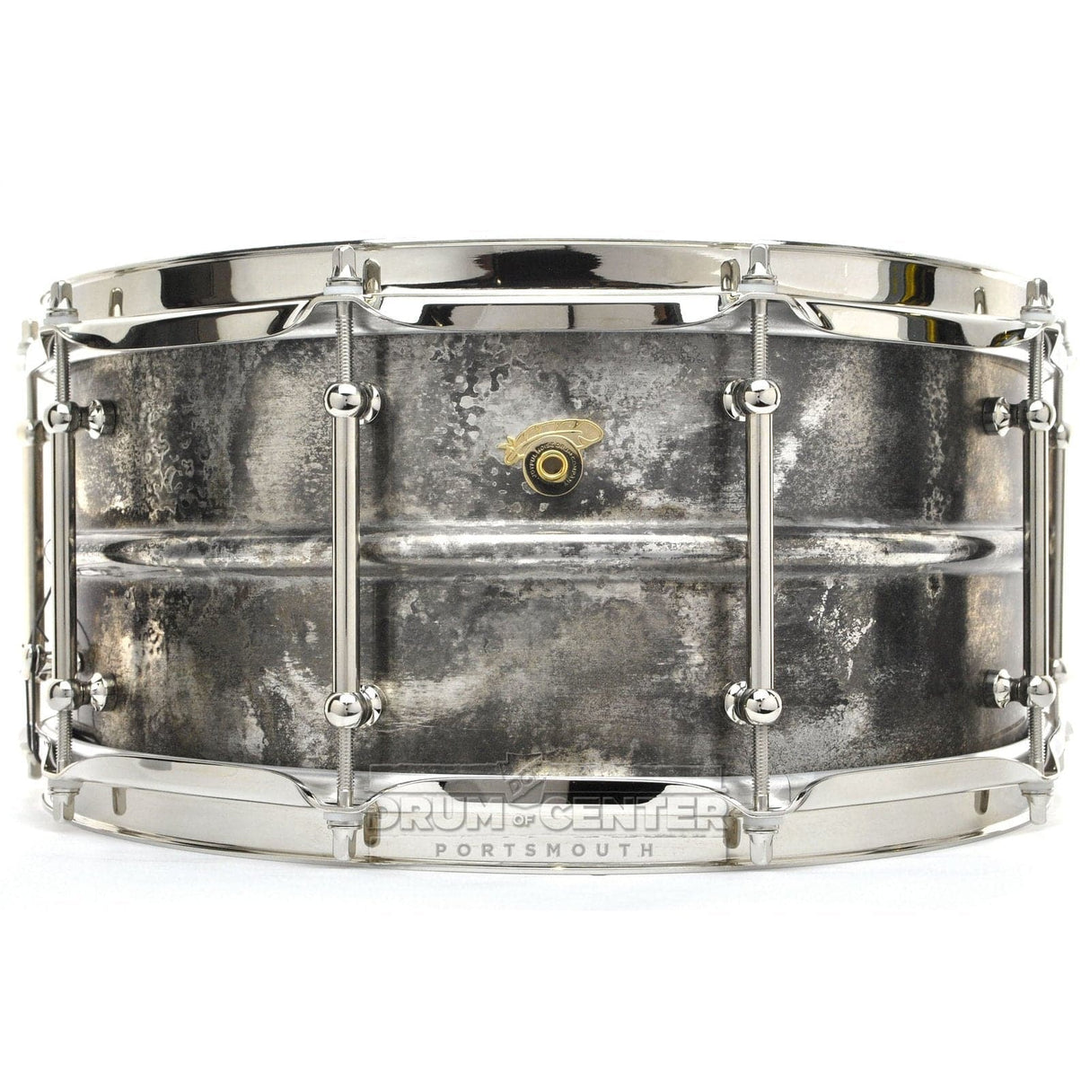 Joyful Noise Studio Line Vintage Bronze Snare Drum 14x6.5 Pure Silver Patina
