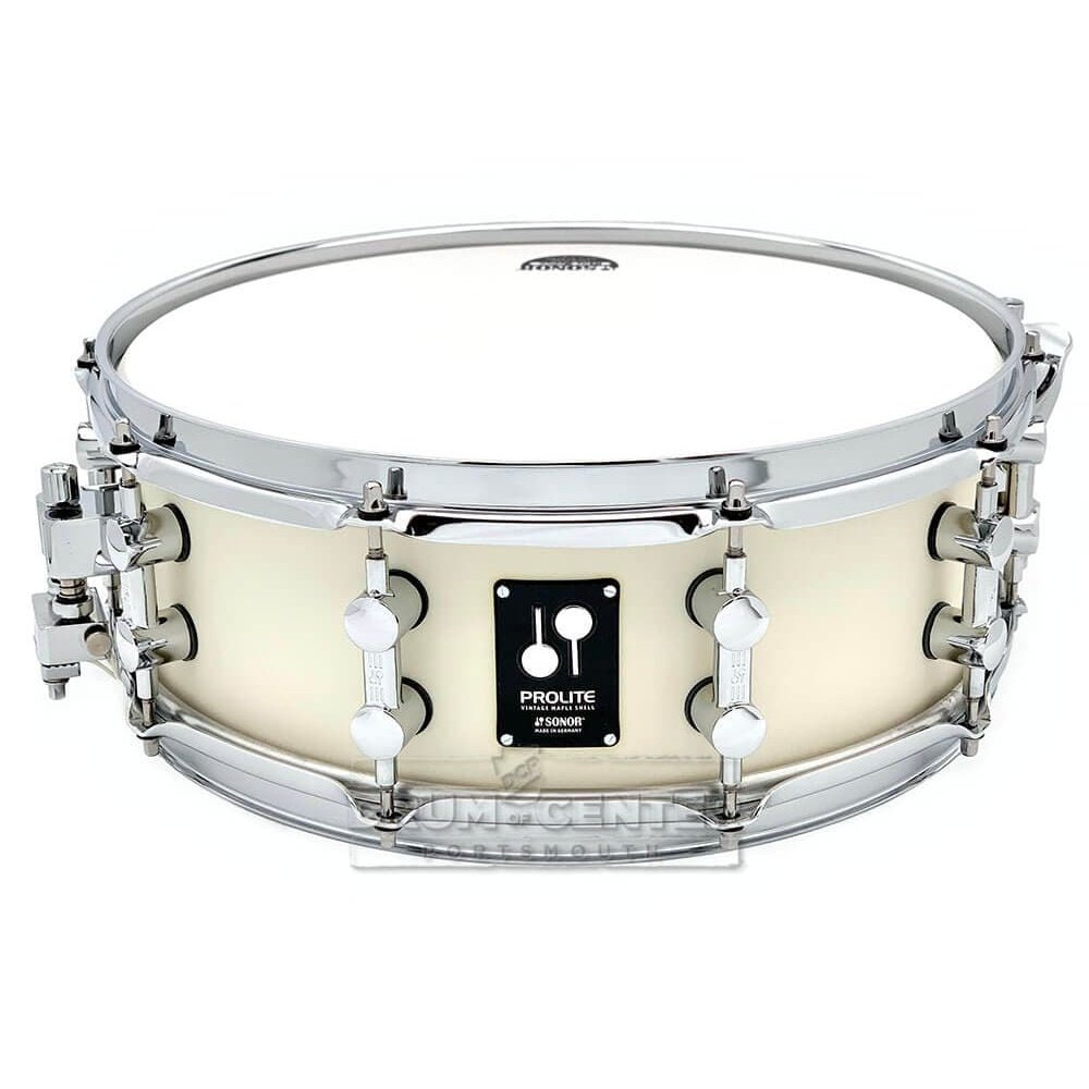 Sonor Prolite Snare Drum 14x5 Creme White - Blowout Deal!