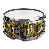 Sonor SQ2 Medium Beech Snare Drum 14x6.5 Yellow Tribal | SQ2-1006312-2