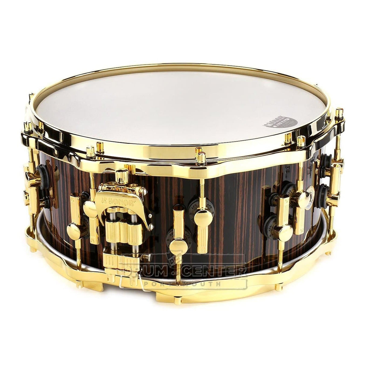 Sonor SQ2 Medium Beech Snare Drum 14x6.5 Gloss Ebony | SQ2-1006316-2
