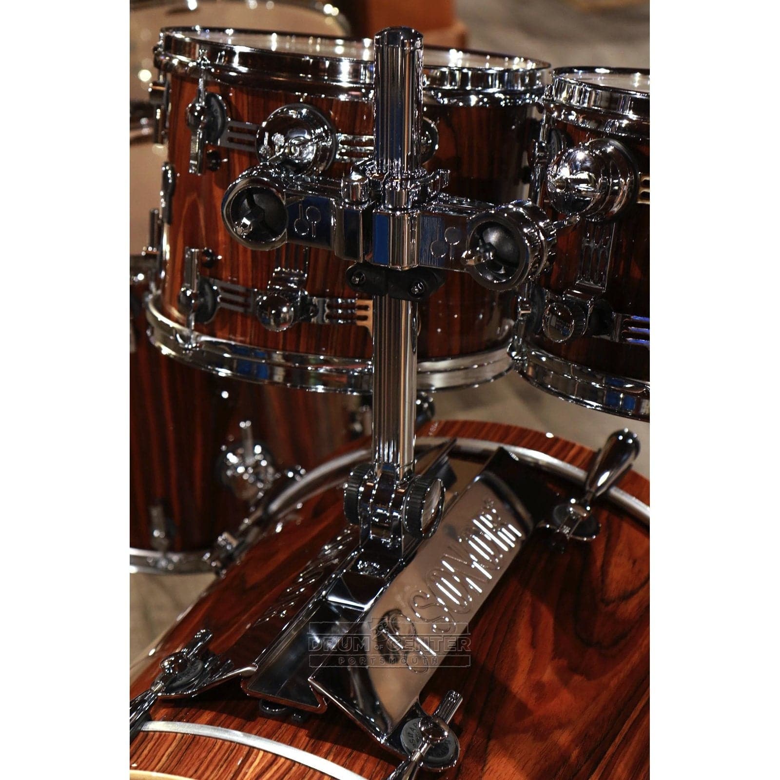 Sonor SQ2 Medium Maple 5pc Drum Set Gloss Rosewood | SQ2-1006332-2