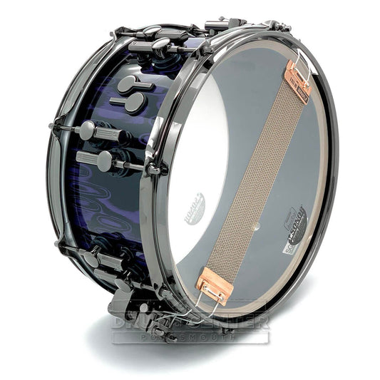 Sonor SQ2 Heavy Beech Snare Drum 12x6 Violet Tribal w/Black Hardware