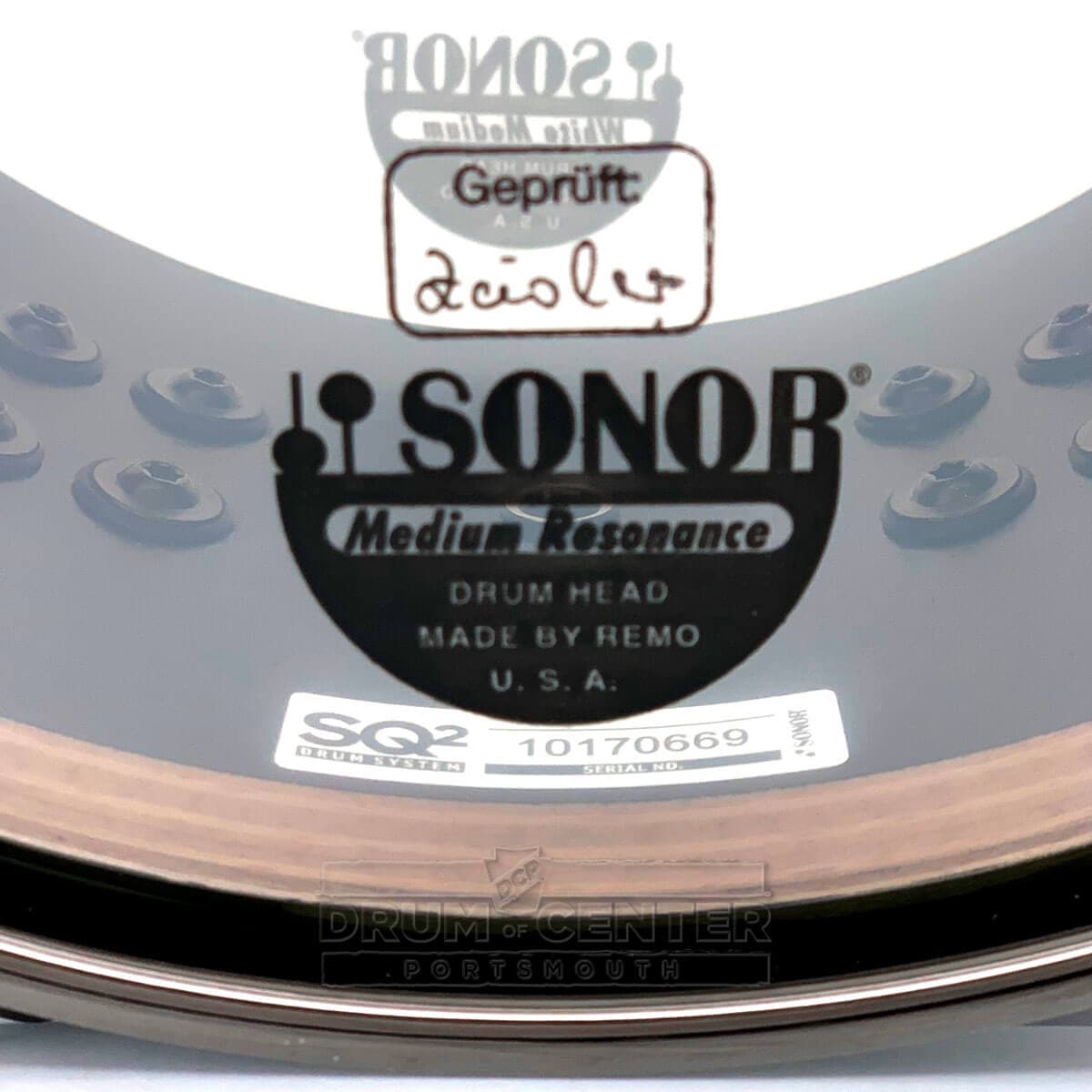 Sonor SQ2 Heavy Beech Snare Drum 12x6 Violet Tribal w/Black Hardware