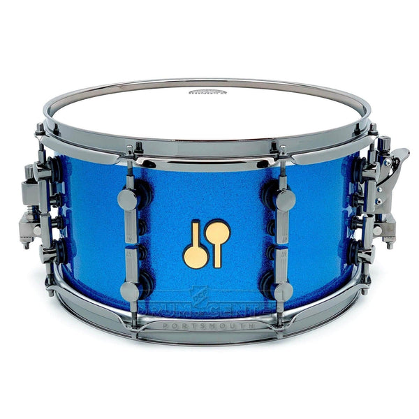 Sonor SQ2 Vintage Maple Snare Drum 13x7 Blue Sparkle Gloss w/Black