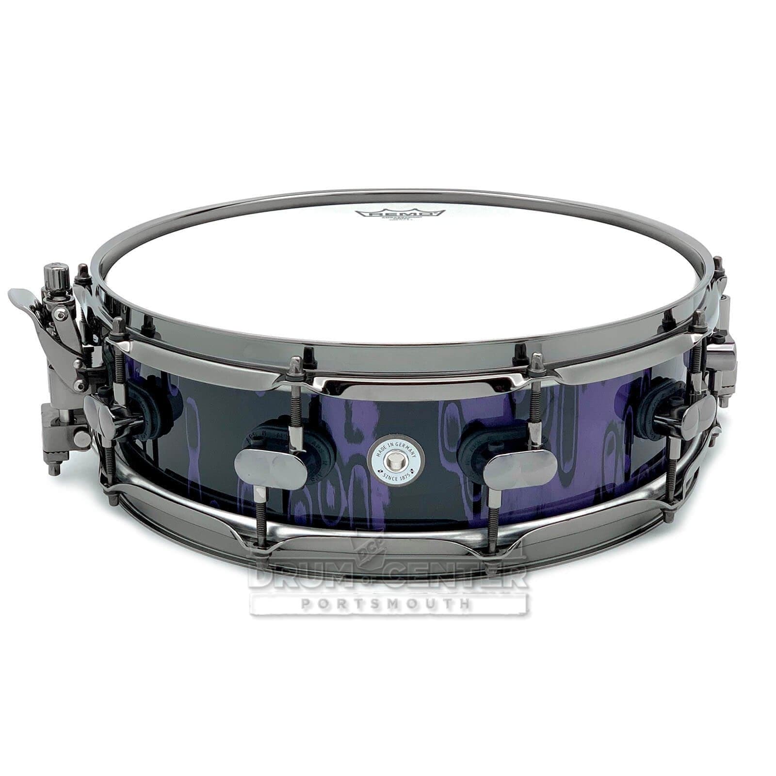 Sonor SQ2 Heavy Beech Snare Drum 14x4.25 Violet Tribal w/Black Hardware