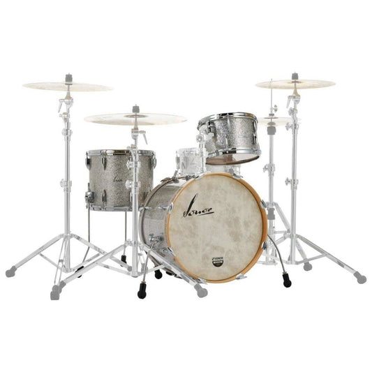 Sonor Vintage 3pc Drum Set w/20BD Vintage Silver Glitter