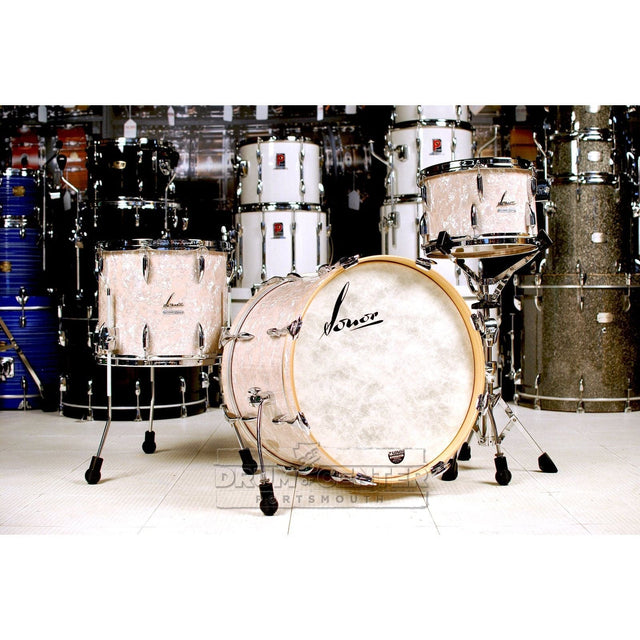 Sonor Vintage Series 3pc Downbeat Drum Set Vintage Pearl