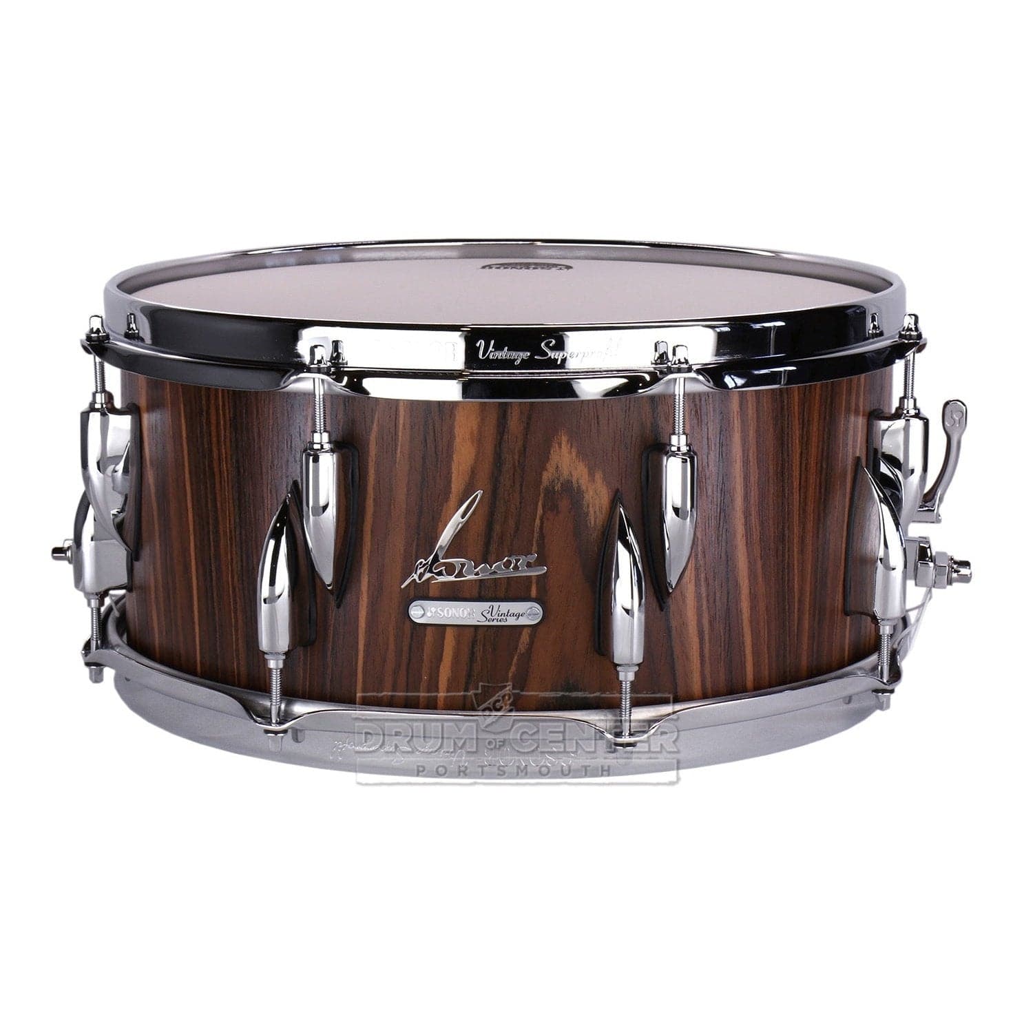 Sonor Vintage Series Snare Drum 14x6.5 Rosewood Semi Gloss