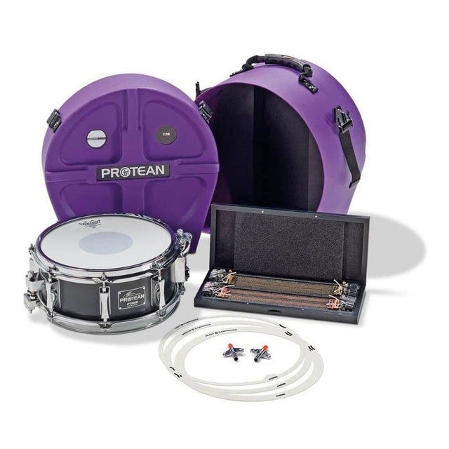 Sonor Signature Snare Drum Gavin Harrison Protean 12x5 Premium Pack w/ Case and Extra Wires