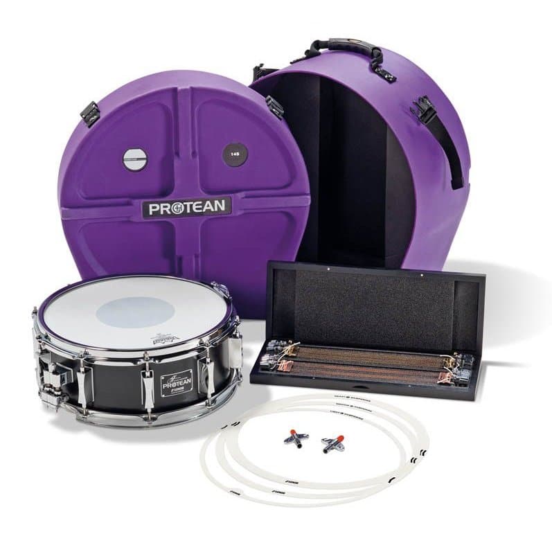 Sonor Signature Snare Drum Gavin Harrison Protean 14x5.25 Premium Pack w/ Case and Extra Wires