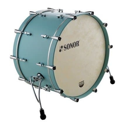 Sonor SQ1 Bass Drum w/Matching Hoops 20x16 Cruiser Blue