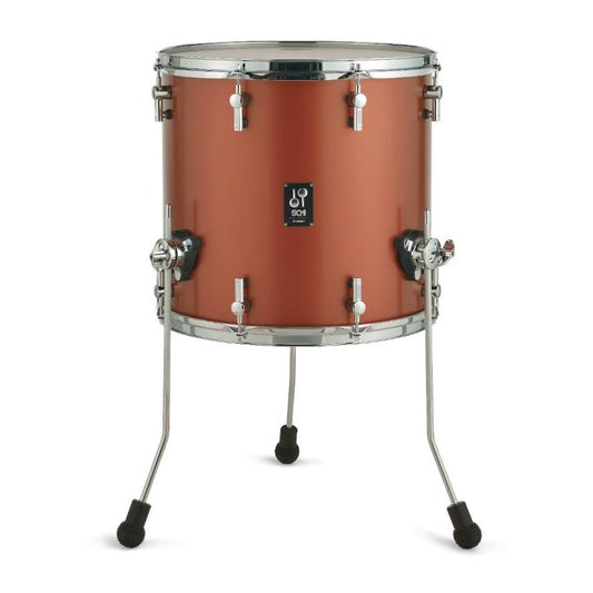 Sonor SQ1 Floor Tom 18x17 Satin Copper Brown